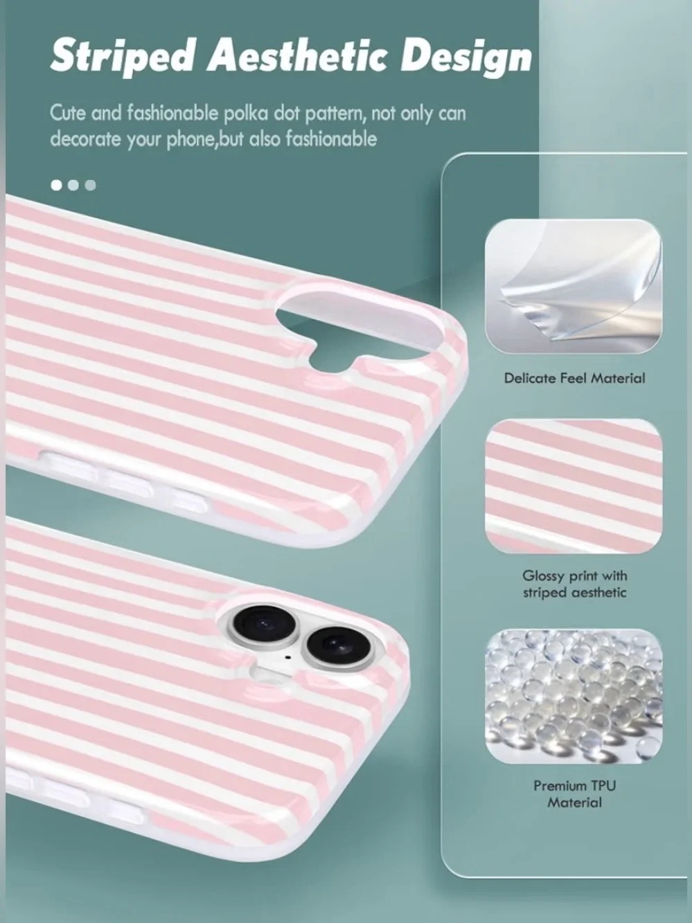 Cute Fashion Simple Soft TPU Slim Protection Phone Case for iPhone 17